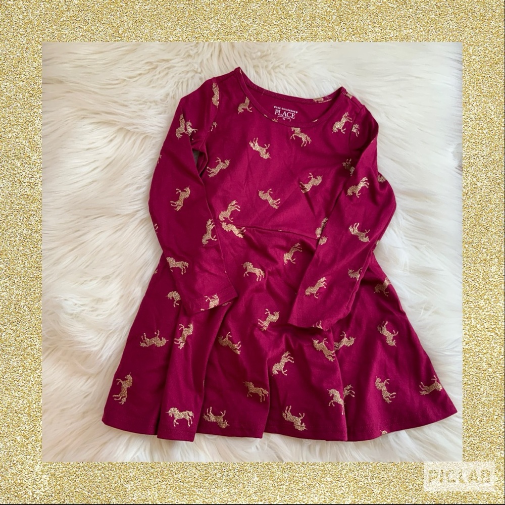 The Children’s Place Horse Print Dress - NWT- Size 3T
